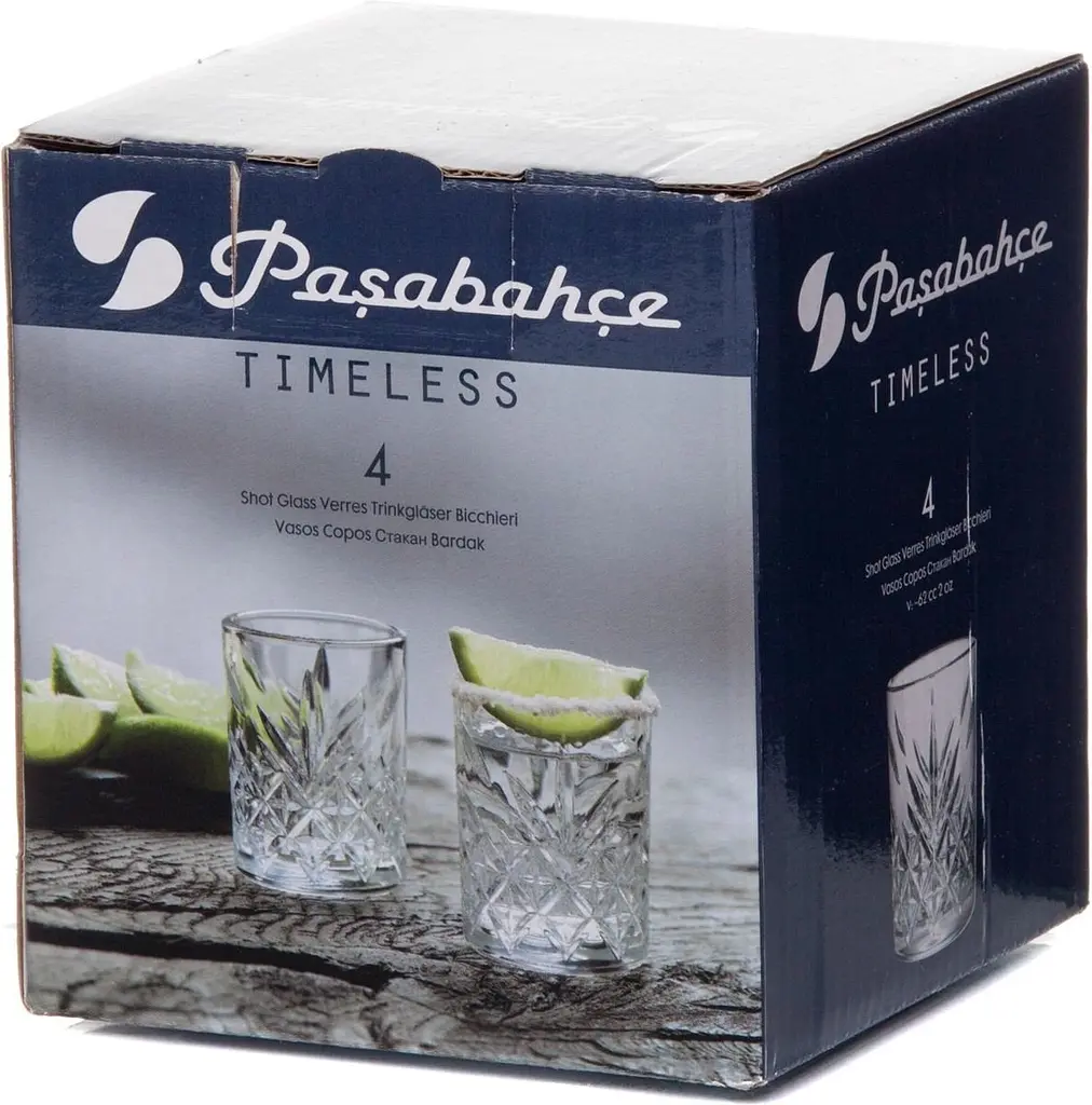 Набір стопок Pasabahce Timeless 62 мл 4 шт. (52780) - фото 2