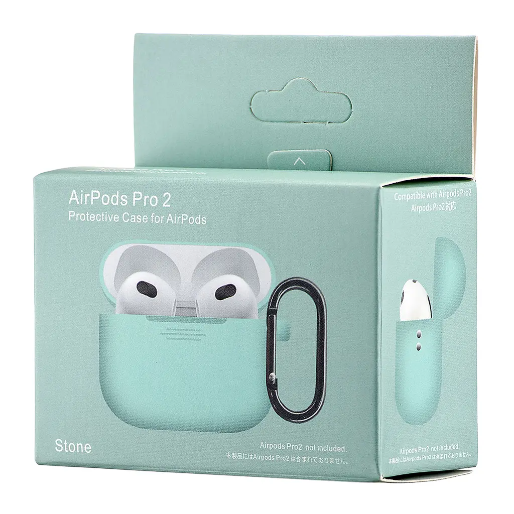 Чохол Silicone Case 1,2mm for AirPods Pro 2 Cyan - фото 2