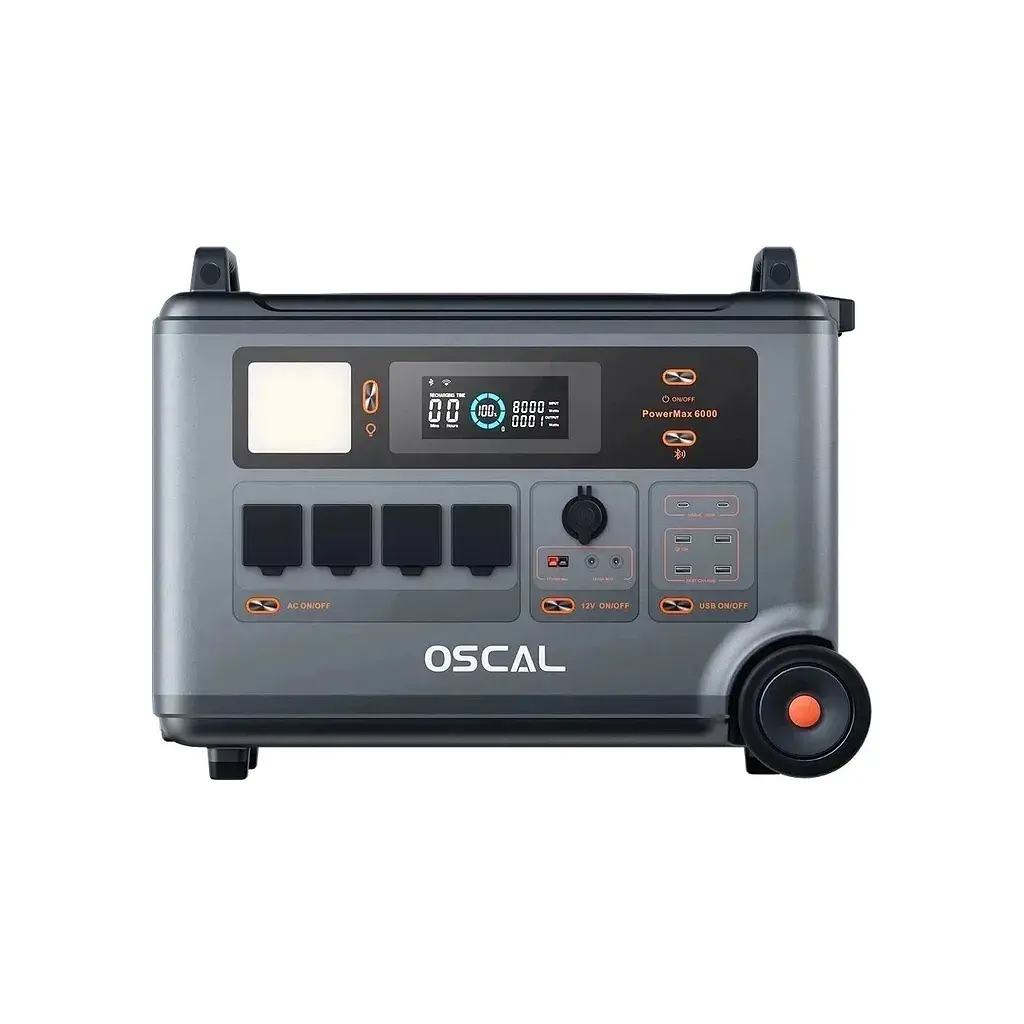 Зарядна станція Oscal PowerMax 6000W, 3600Wh (PowerMax 6000) - фото 3