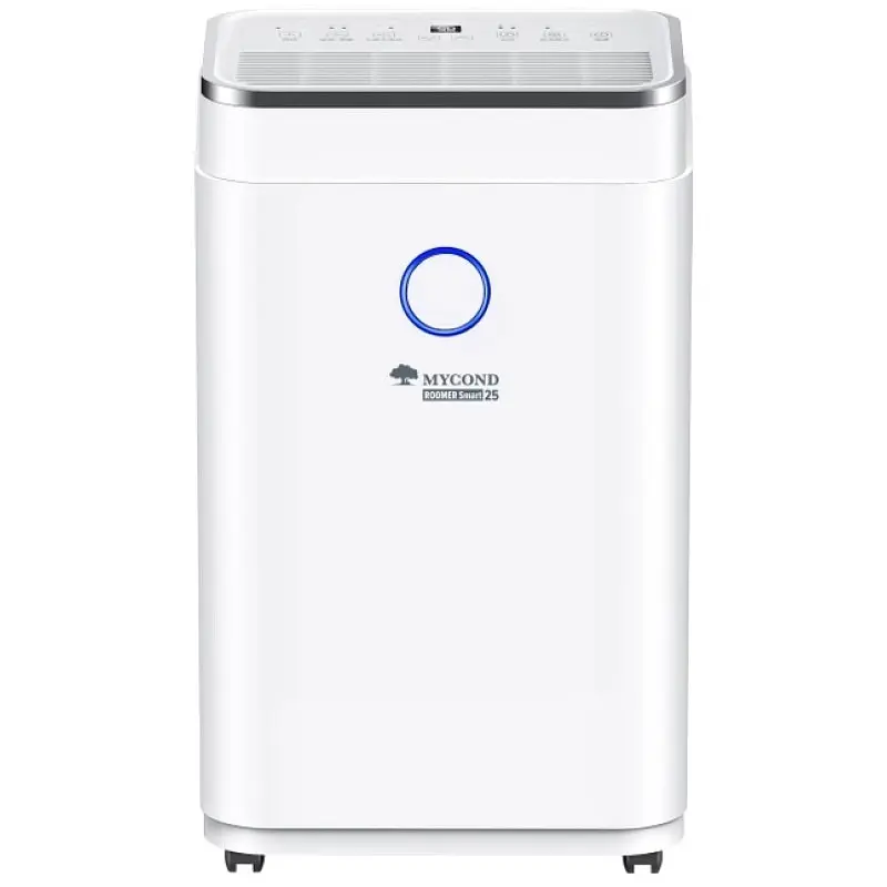 Осушитель воздуха Mycond Roomer Smart 25 бытовой, 25 л. в сутки, 180 м3/час, 50 ​​м2, дисплей, эл. кер-ния, Wi-Fi, таймер, авто выкл., белый - фото 3