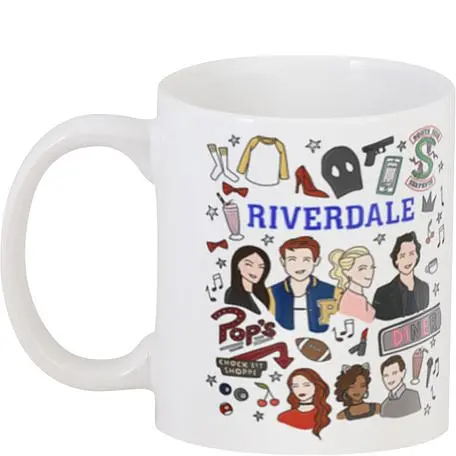Кружка GeekLand Riverdale Ривердейл культовые предметы 02.34.485 330 мл белая - фото 3