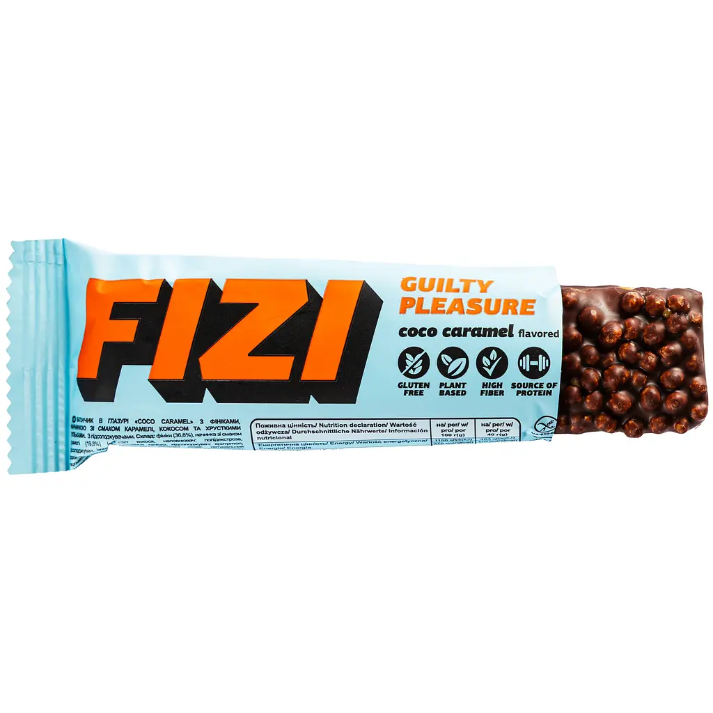 Батончик шоколадний Fizi Guilty Pleasure Coco Caramel 40 г - фото 2