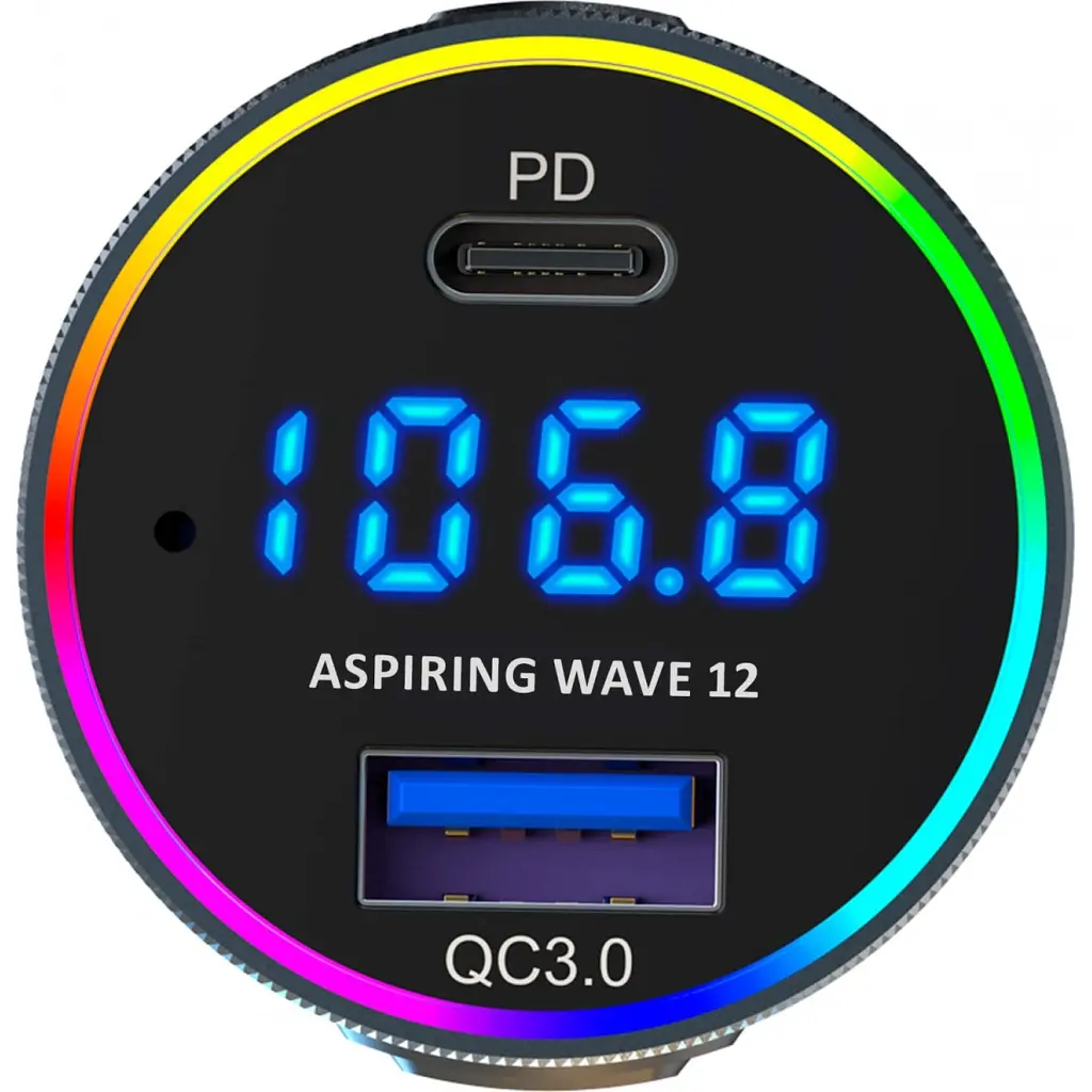 FM модулятор Aspiring Wave 12, 48W (TC-WA12) - фото 4