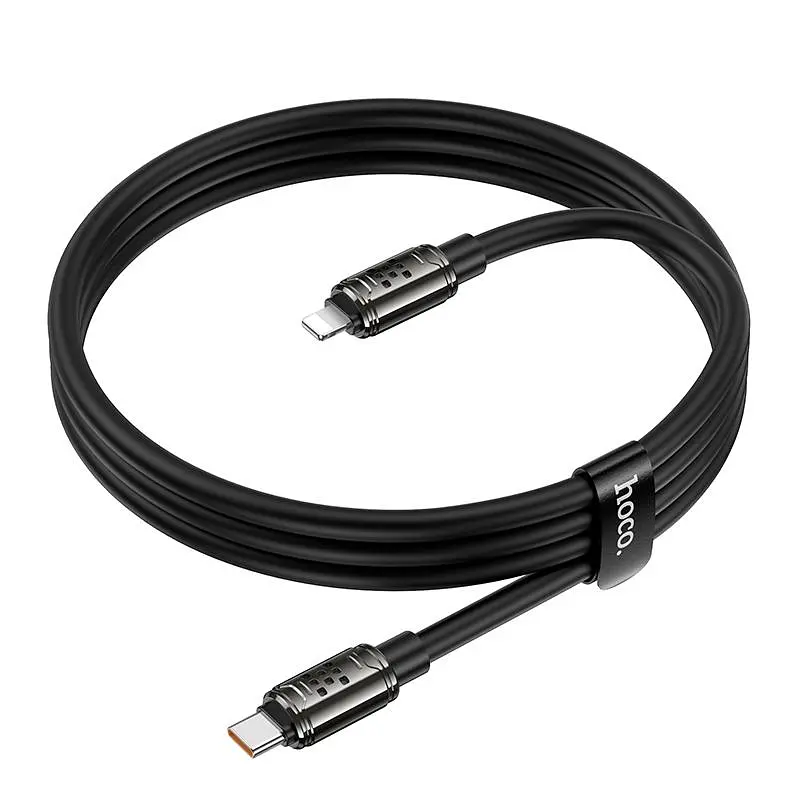 Дата кабель Hoco U143 Joy Type-C to Lightning 27W (1.2m) Black - фото 5