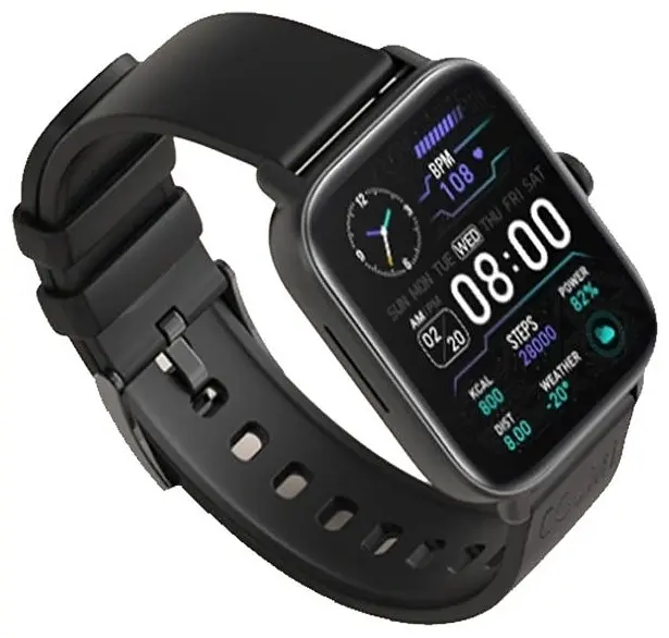 Розумні смарт-годинник Colmi P28 Plus фітнес браслет Black (17832) - фото 3