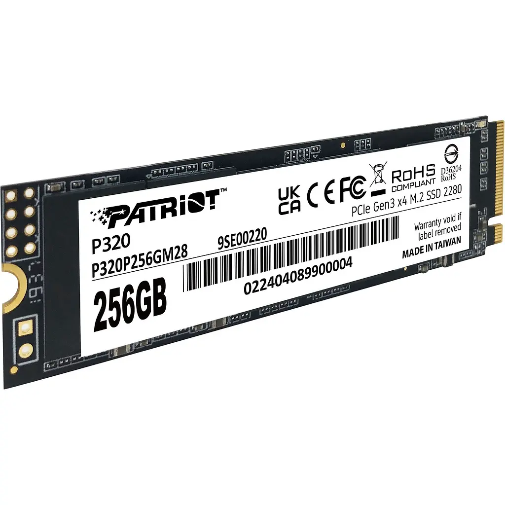 SSD накопичувач Patriot P320 256GB M.2 NVMe (P320P256GM28) [151752] - фото 2