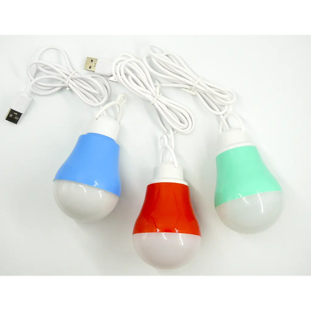Світильник Dengos LED-BULB-5V5W-BLUE (USB з LED-лампочкою) - фото 4
