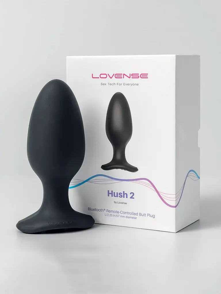 Анальна смарт-вібропробка Lovense Hush 2, розмір L, 15х5.7 см - фото 6