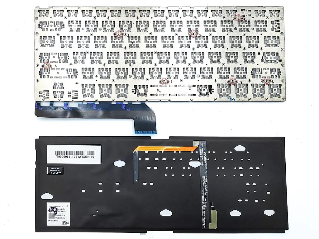 Клавіатура для ASUS ZenBook UX360U, UX360UA, UX360UAK (RU Black без рамки з підсвічуванням). Оригінал - фото 2