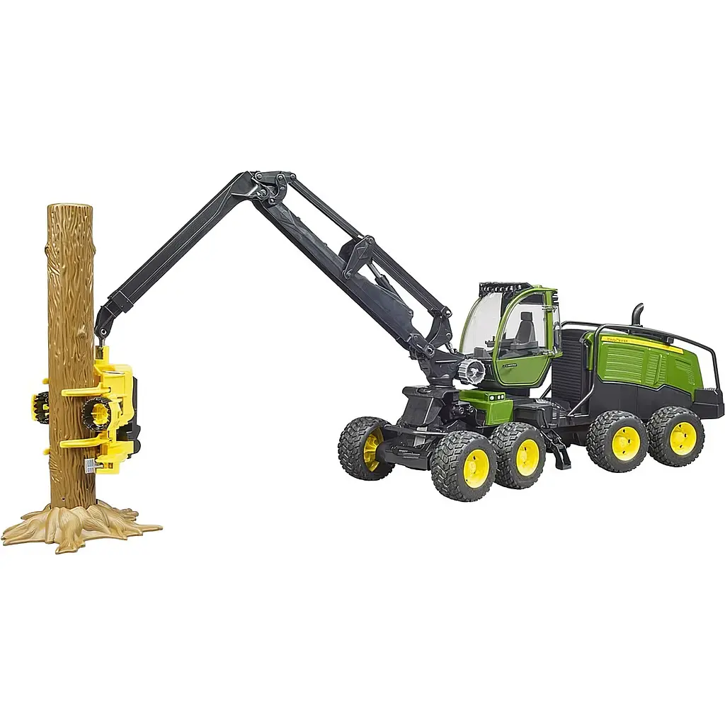Іграшкова машинка Bruder Харвестер John Deere 1270G з 1 колодою 1:16 (02135) - фото 1