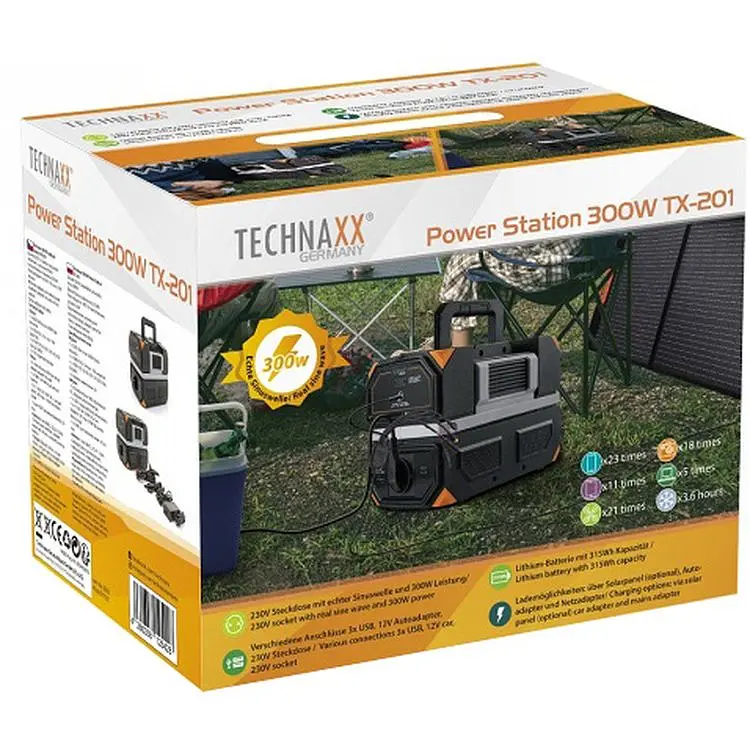 Зарядна станція Technaxx 300W Powerstation (TX-201) - фото 6