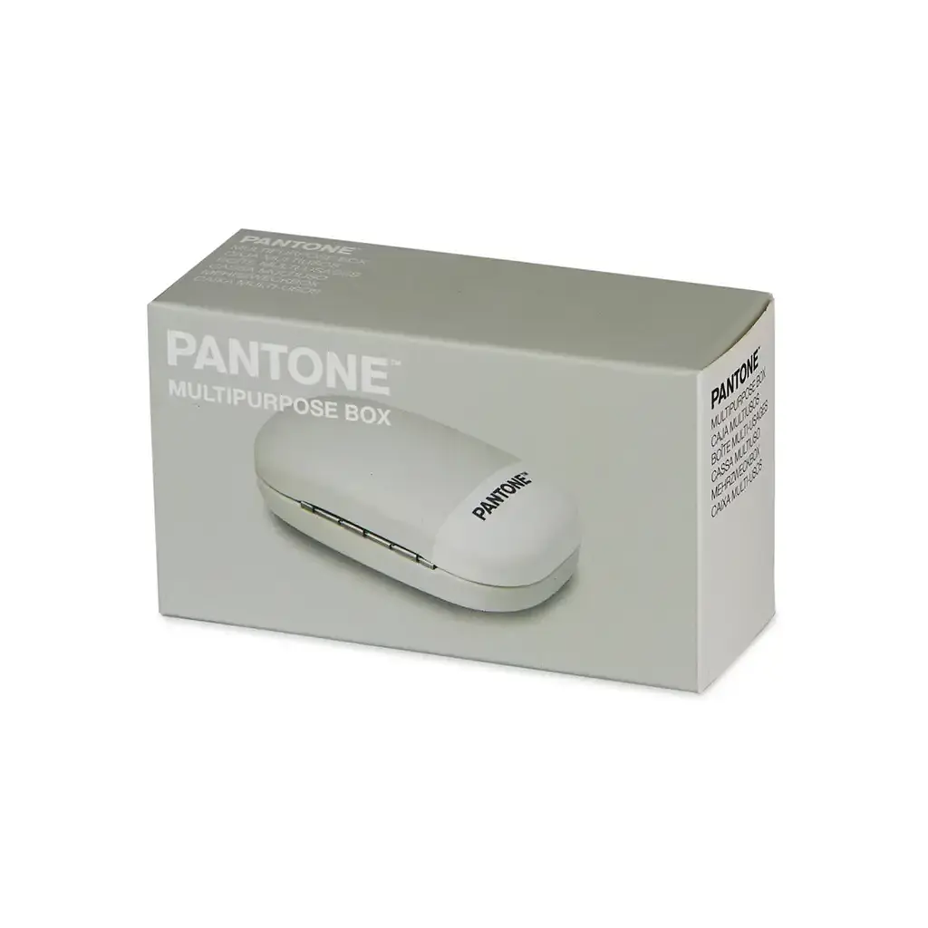 Футляр для зберігання дрібниць PANTONE MIN, сірий - фото 3