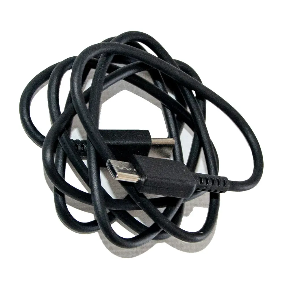 Кабель USB Type-C to Type-C 1 м, 3А, чорний, шнур для швидкої зарядки - фото 3