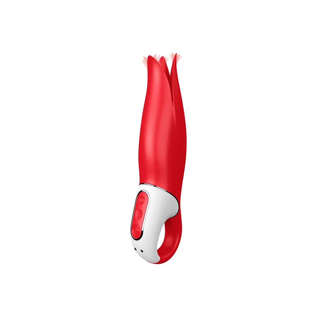Вибратор Satisfyer Power Flower 18.8 см красный - фото 2