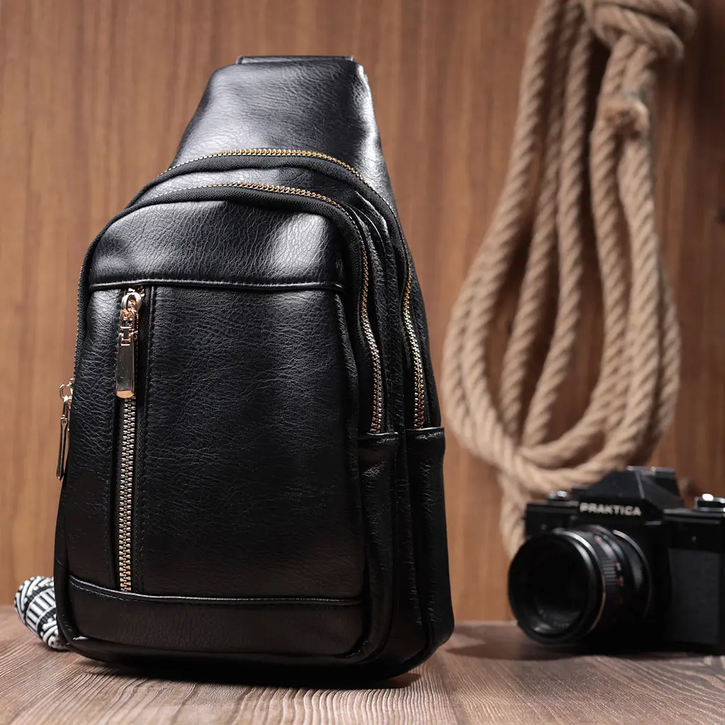 Слінг сумка для жінок Vintage з екошкіри 18.5х29х8 см sum0026962 - фото 9