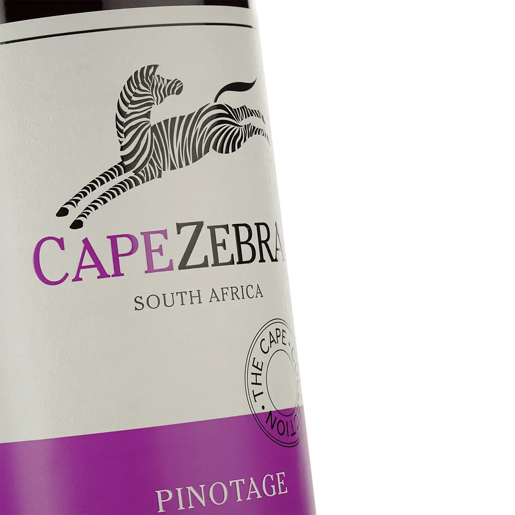Вино Cape Zebra Pinotage, червоне, сухе, 13%, 0,75 л (8000015201915) - фото 3