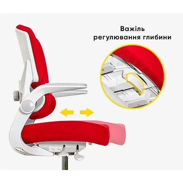 Детское кресло Mealux Trident Red (Y-617 KR) - фото 7