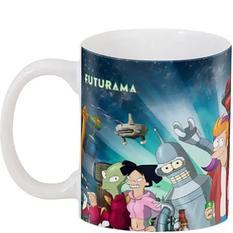 Кружка GeekLand Футурама Futurama 02.28 постер.164 330 мл белая - фото 3