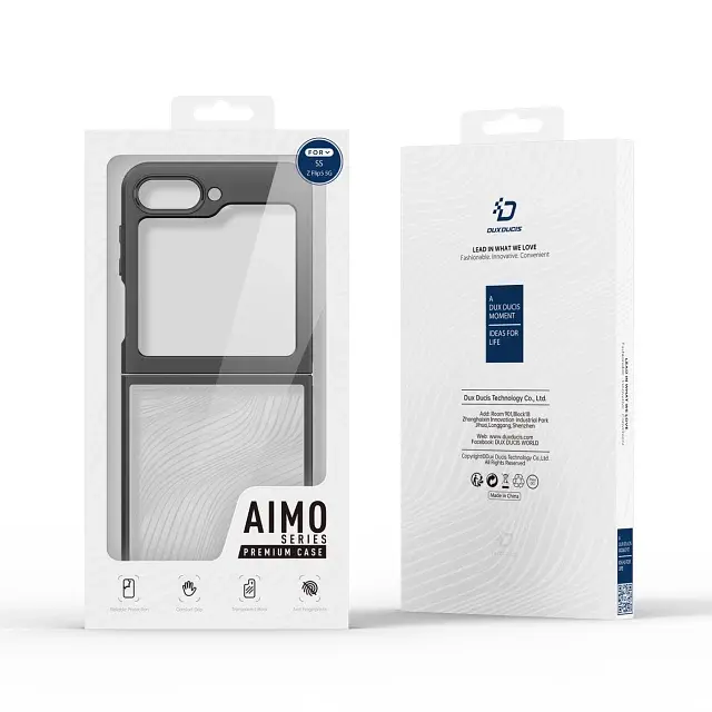 Чохол для смартфона DUX DUCIS Aimo for Samsung Flip 5 Black - фото 13