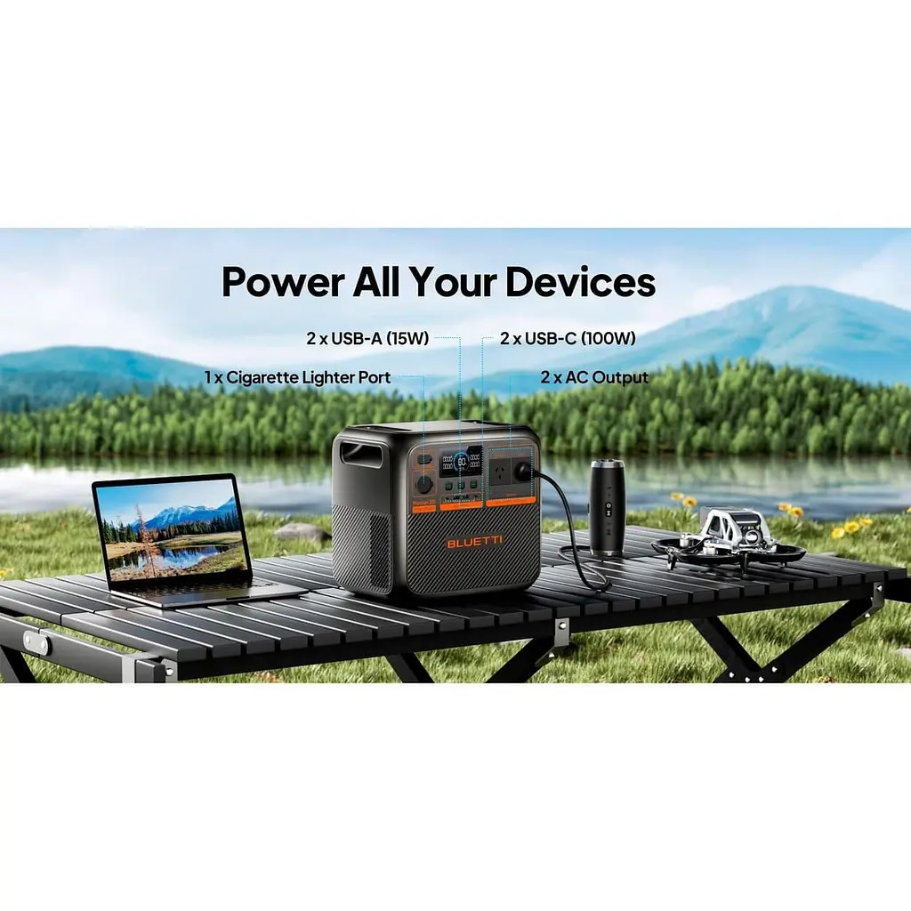 Зарядная станция BLUETTI PREMIUM 200 V2 / 2700 Вт / 2073.6 Вт/ч / LiFePO4 (PREMIUM 200 V2) UA - фото 6