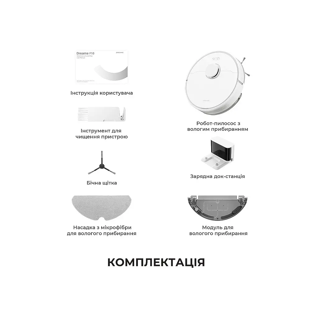 Пилосос Dreame F10 White (RLF11SA) - фото 7