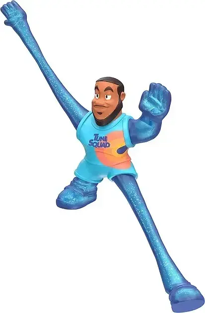 Іграшка антистрес Леброн Джеймс Moose Toys Goo Jit Zu Space Jam LeBron James, фігурка тягучка Stretch висота 13 см (SKU-245) - фото 5