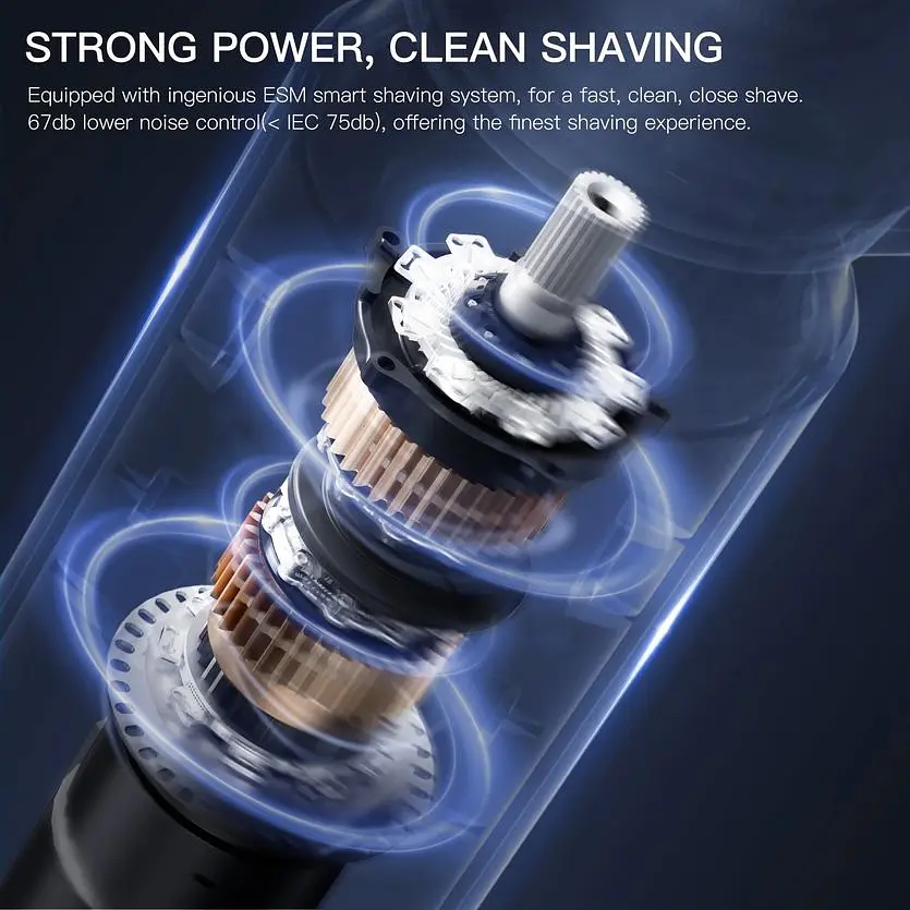 Электробритва Xiaomi Enchen Victor Rotary Shaver (Black) [73212] - фото 6