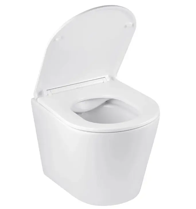 Унітаз підвісний безобідковий Kroner Armada WHI513636 RIMLESS з сидінням Slim Duroplast / Soft-close / Quick relase (KA513636WHIR) (CV029610) - фото 3
