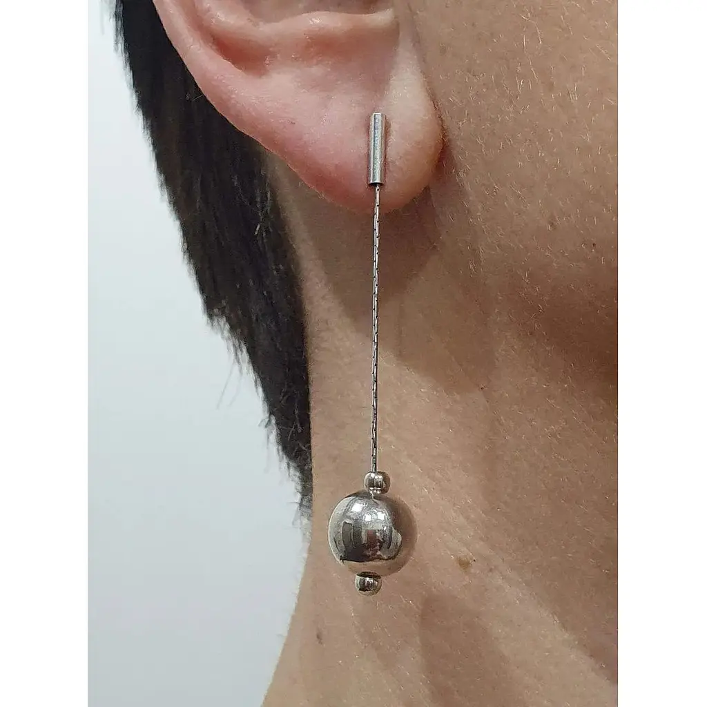 Срібні сережки-підвіски TOP Silver. 520442 - фото 2