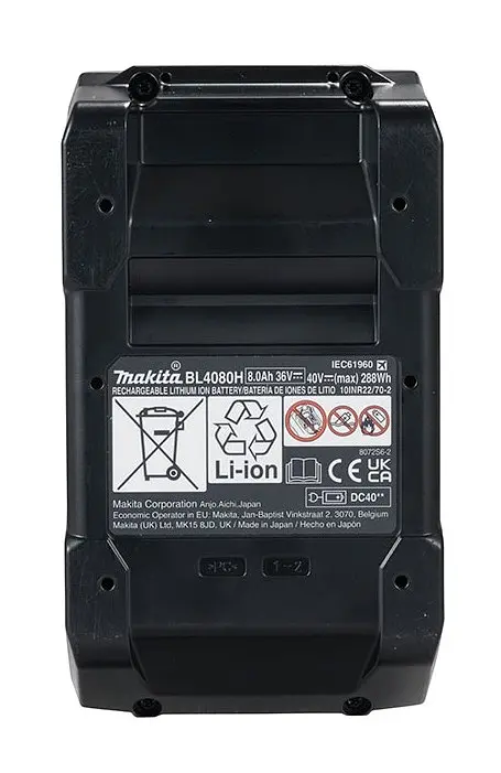 Акумулятор для продукції Makita XGT BL4080H (40 В, 8 А·год, 1913S3-7) - фото 7