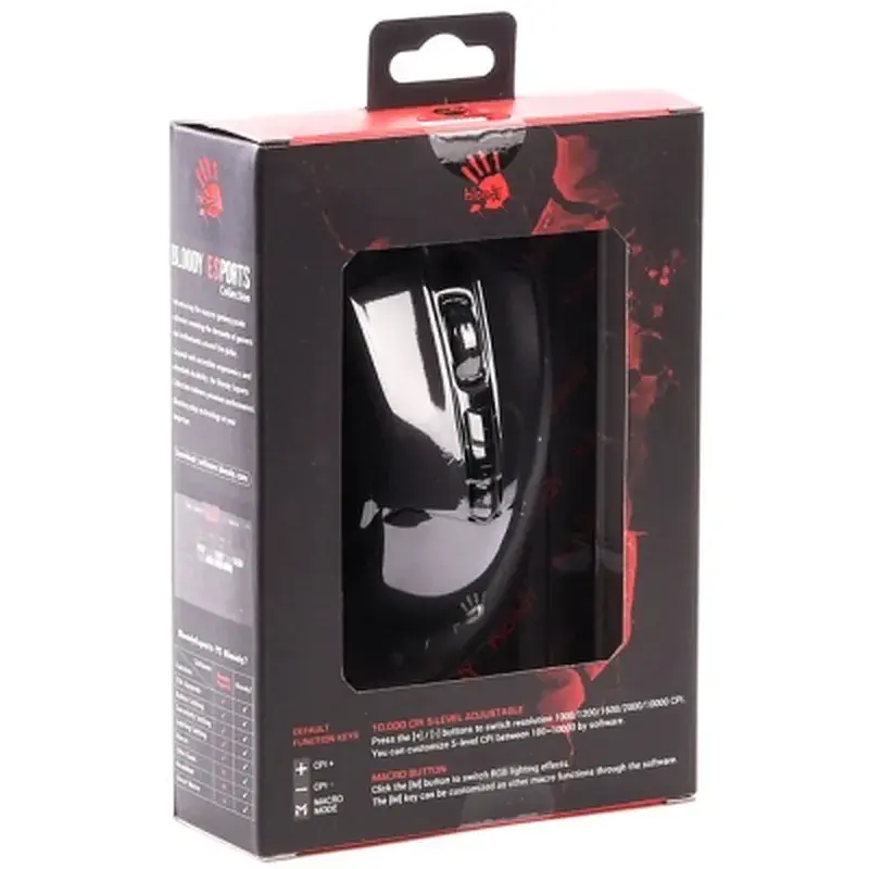 Мишка A4Tech Bloody ES9 Plus USB Black (4711421971515) - фото 7