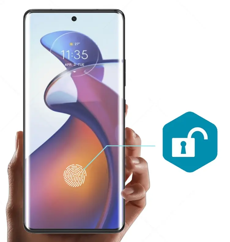 Захисне скло DK UV Curved для Motorola Edge 30 Ultra/Moto X30 Pro clear - фото 5
