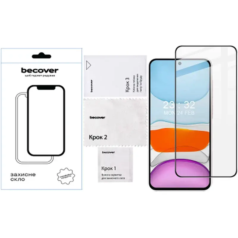 Скло захисне BeCover Samsung Galaxy A57 SM-A576 Black (714918) - фото 2