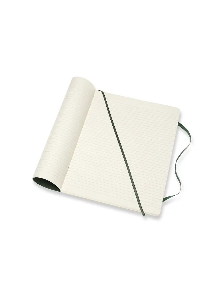 Записник Moleskine Classic великий, Лінійка Миртовий Зелений М’який (QP621K15) - фото 4