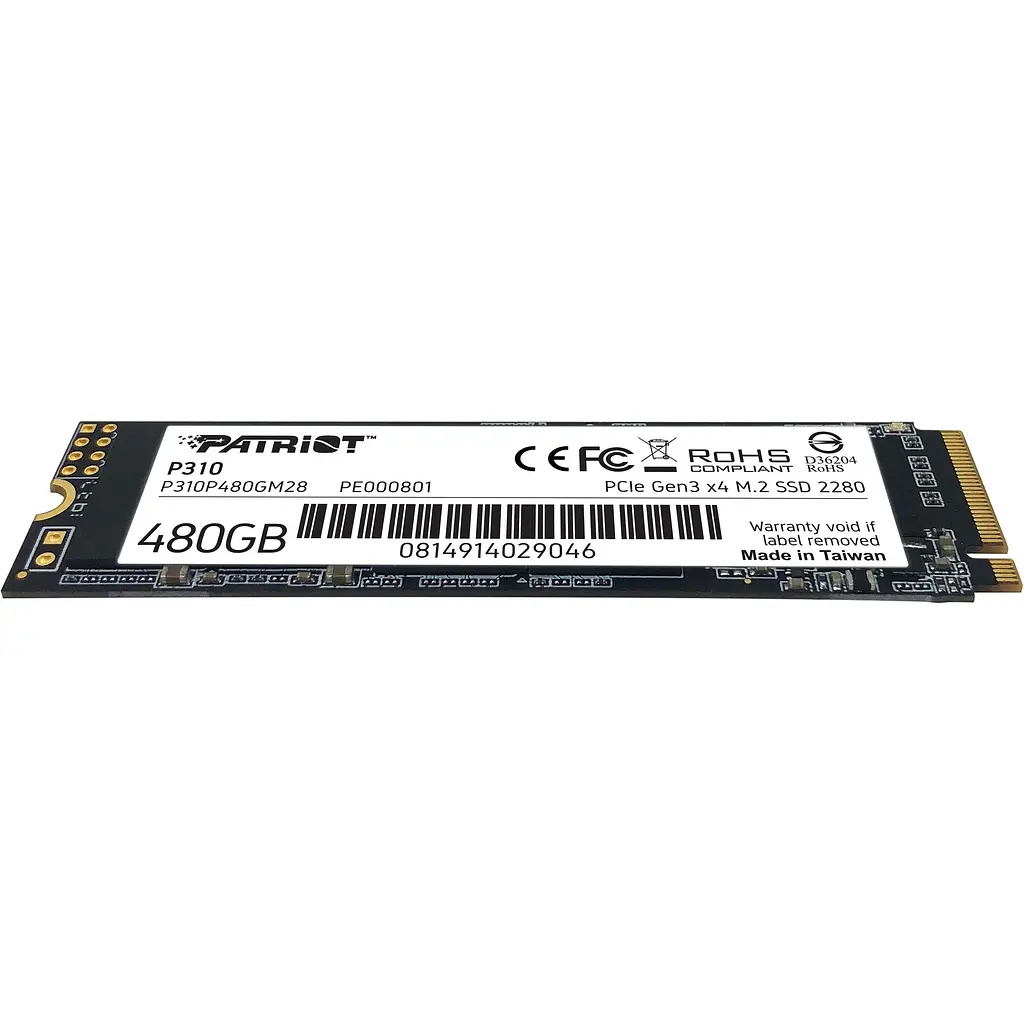 SSD накопитель Patriot P310 480GB (P310P480GM28) [151779] - фото 3