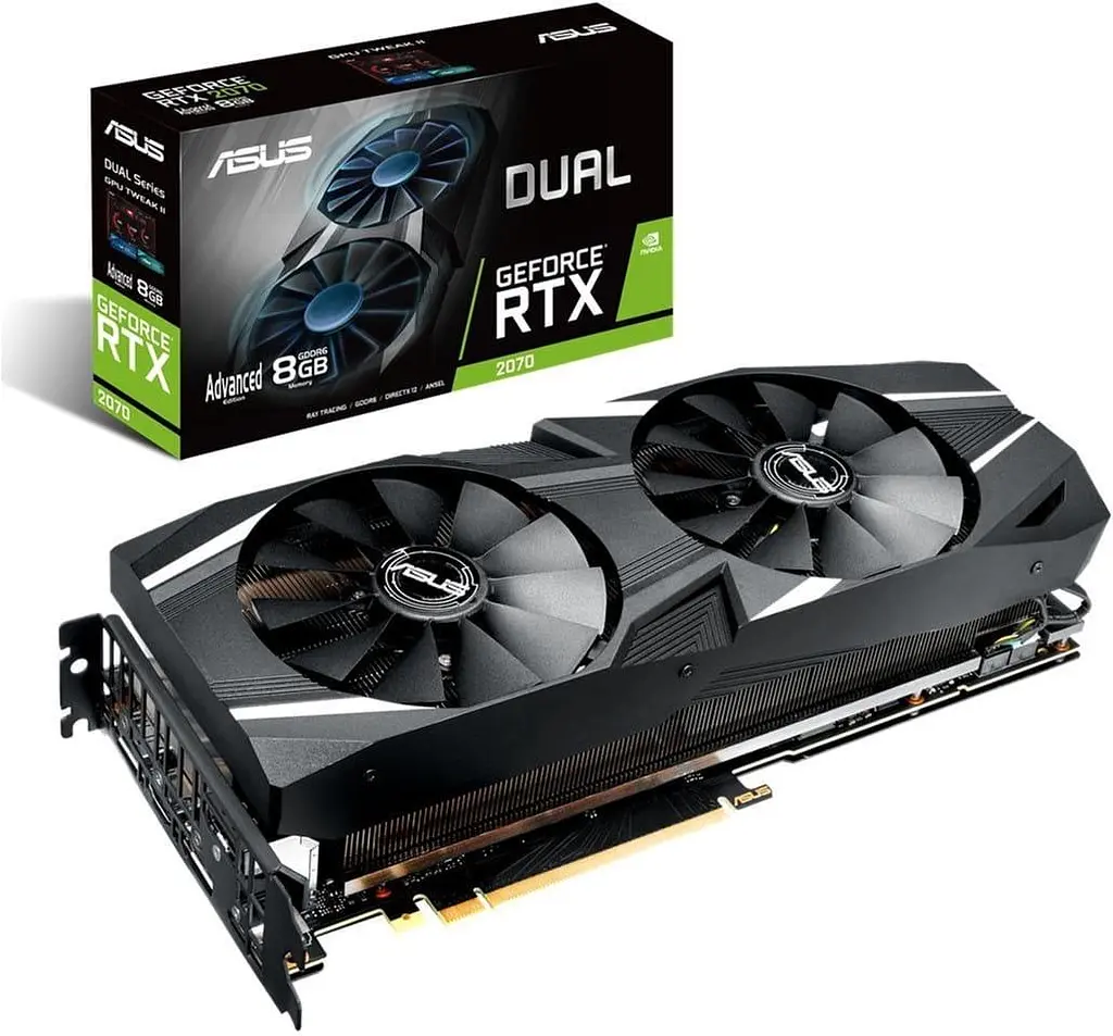 Відеокарта ASUS RTX 2070 8Gb Dual (DUAL-RTX2070-8G) (GDDR6, 256 bit, PCI-E 3.0 x16) Б/в - фото 5