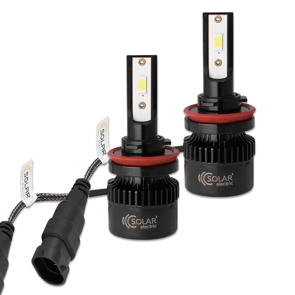 Автолампа Solar LED H8-H11-H16 12/24V 50W 5000 Lm 6500K CSP3570 (8511S2) - фото 4