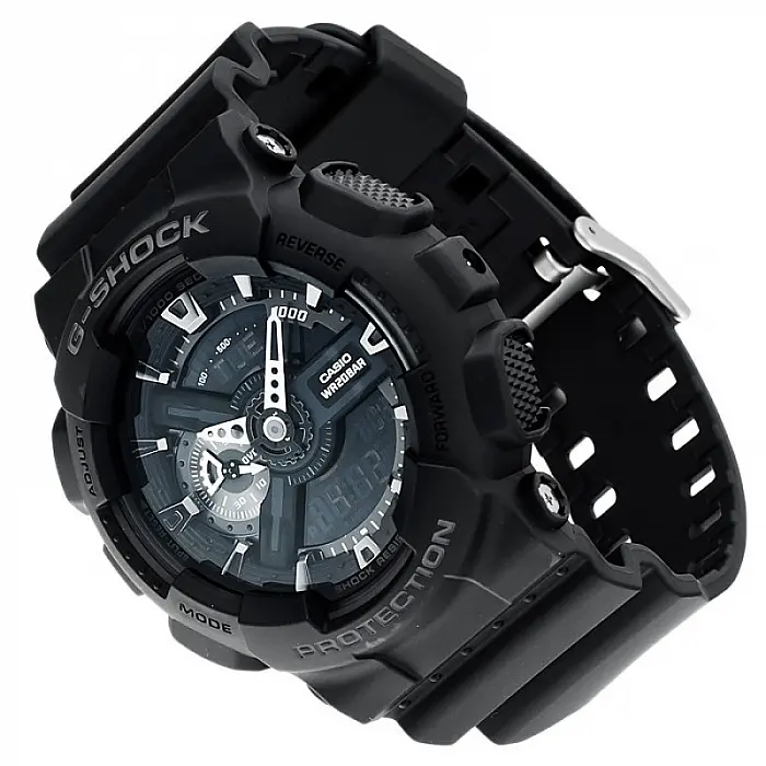 Годинник чоловічий Casio G-Shock GA-110-1BER наручний удароміцний з полімерним ремінцем (модуль - фото 3