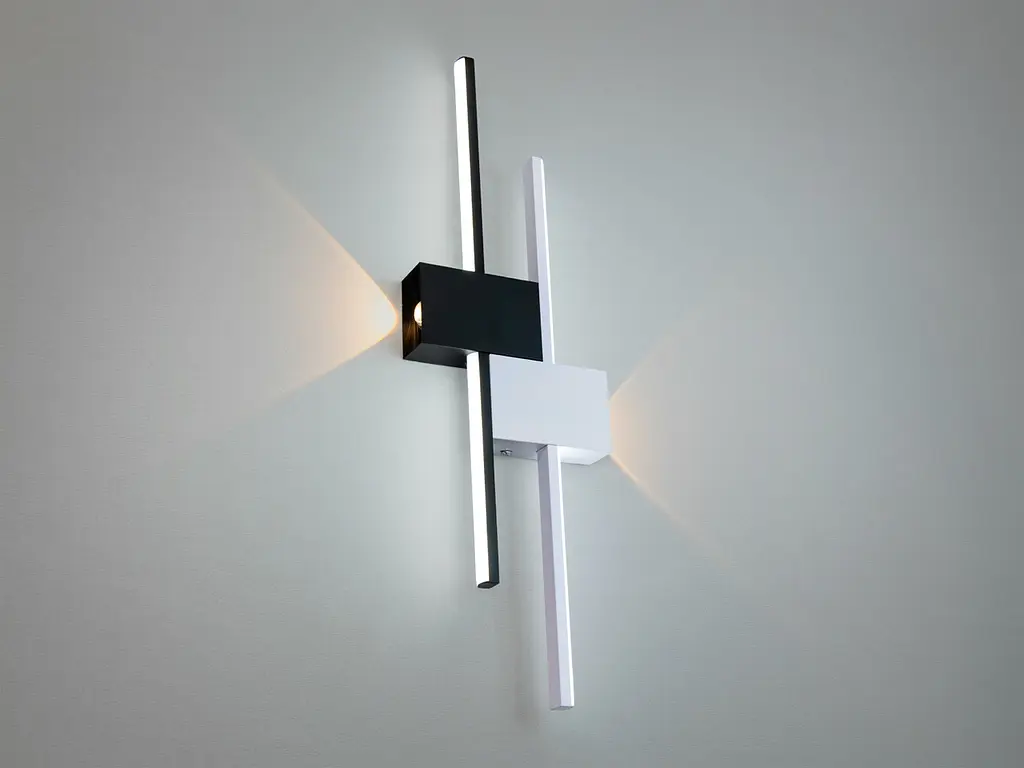 Бра настінне LED Diasha 1562/600BK+WH 15W 4100K чорний+білий металевий каркас лофт стиль - фото 2
