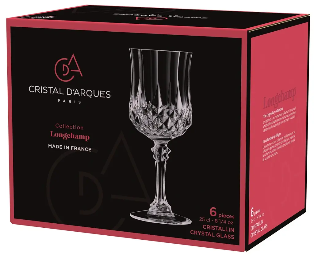 Набір келихів Cristal d'Arques Paris Longchamp, 6х250 мл CD'A kuh0016534 - фото 6