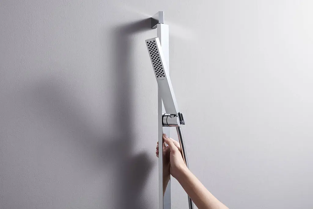 Душовий гарнітур Hansgrohe Pulsify E EcoSmart+ зі штангою 65 см chrome 24371000 - фото 3