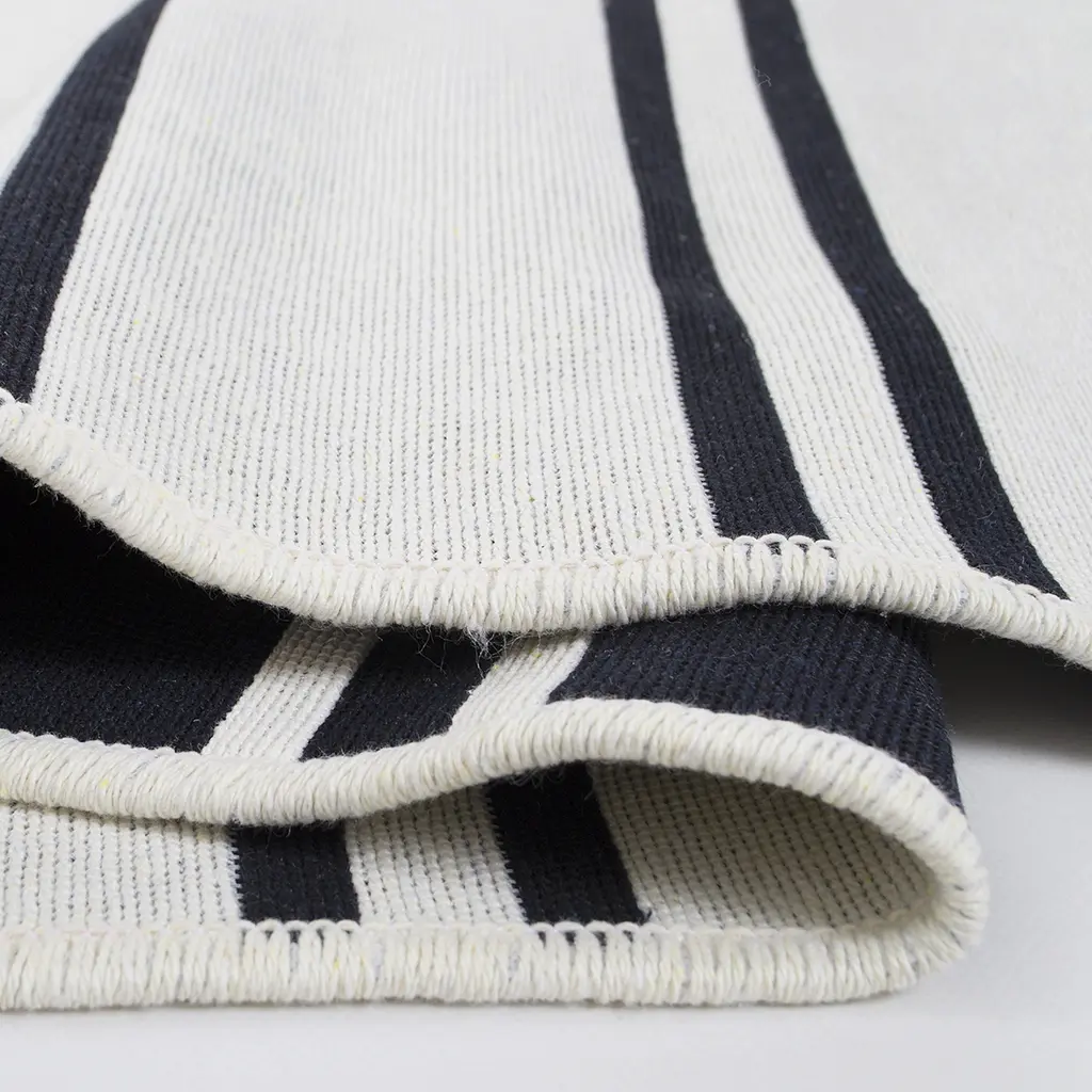 Ковер Lotus Home - Infinity Stripe тёмно-синий двусторонний 80x150 - фото 5