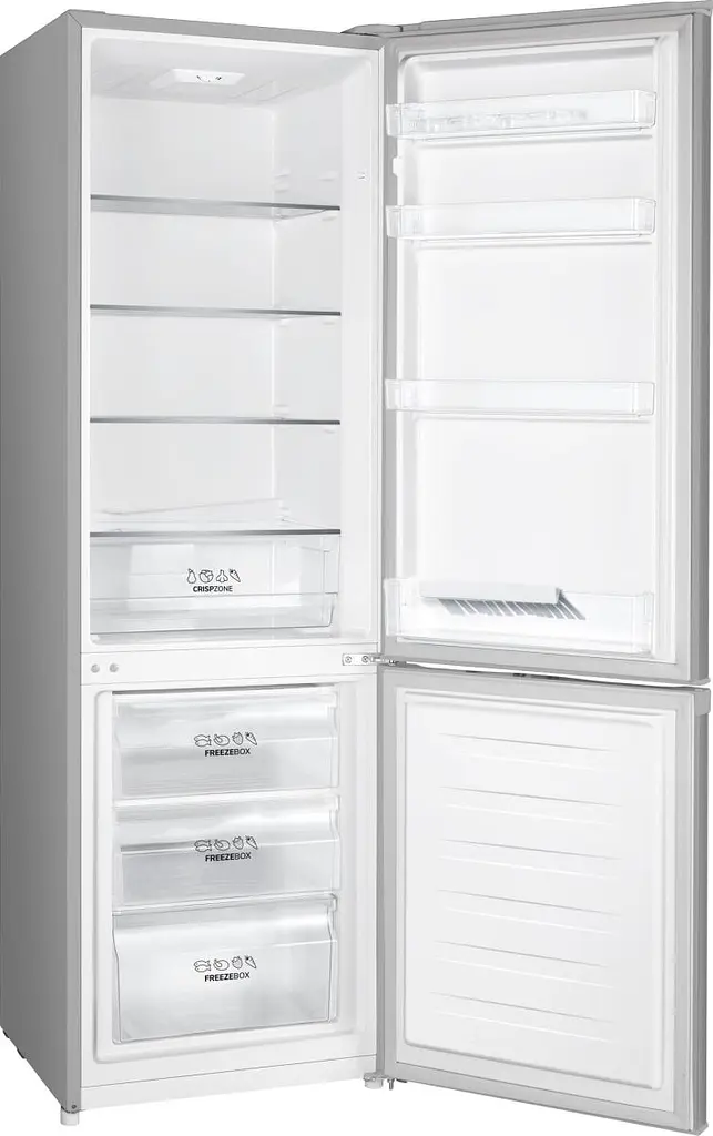 Холодильник Gorenje з нижн. мороз. камерою, 180х55х56см, 2 дв., Х-198л, М-66л, A+++, ST, Інвертор, Сірий - фото 2