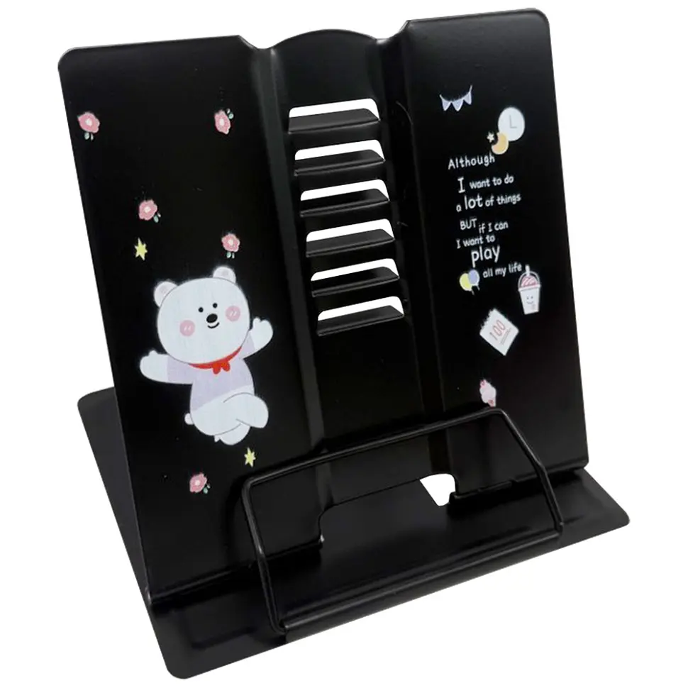 Підставка для книг "Bear" 555-328-S(Black) металева
