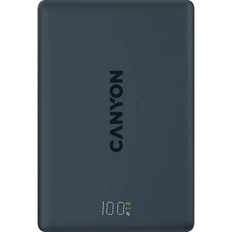 Павербанк Canyon Magnetic Black 10 000 mAh / 20 Вт (CNS-CPB511B) - фото 3