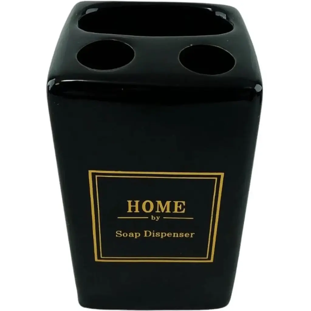 Набір аксесуарів для ванної кімнати No brand Home чорний 4 предмети - фото 3