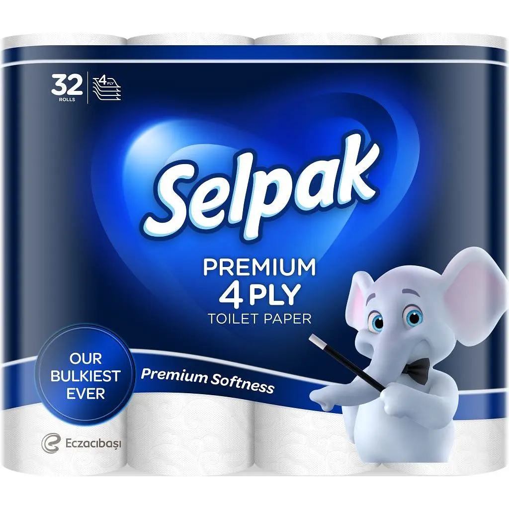 Папiр туалетний Selpak Premium 4 шари 32 шт.