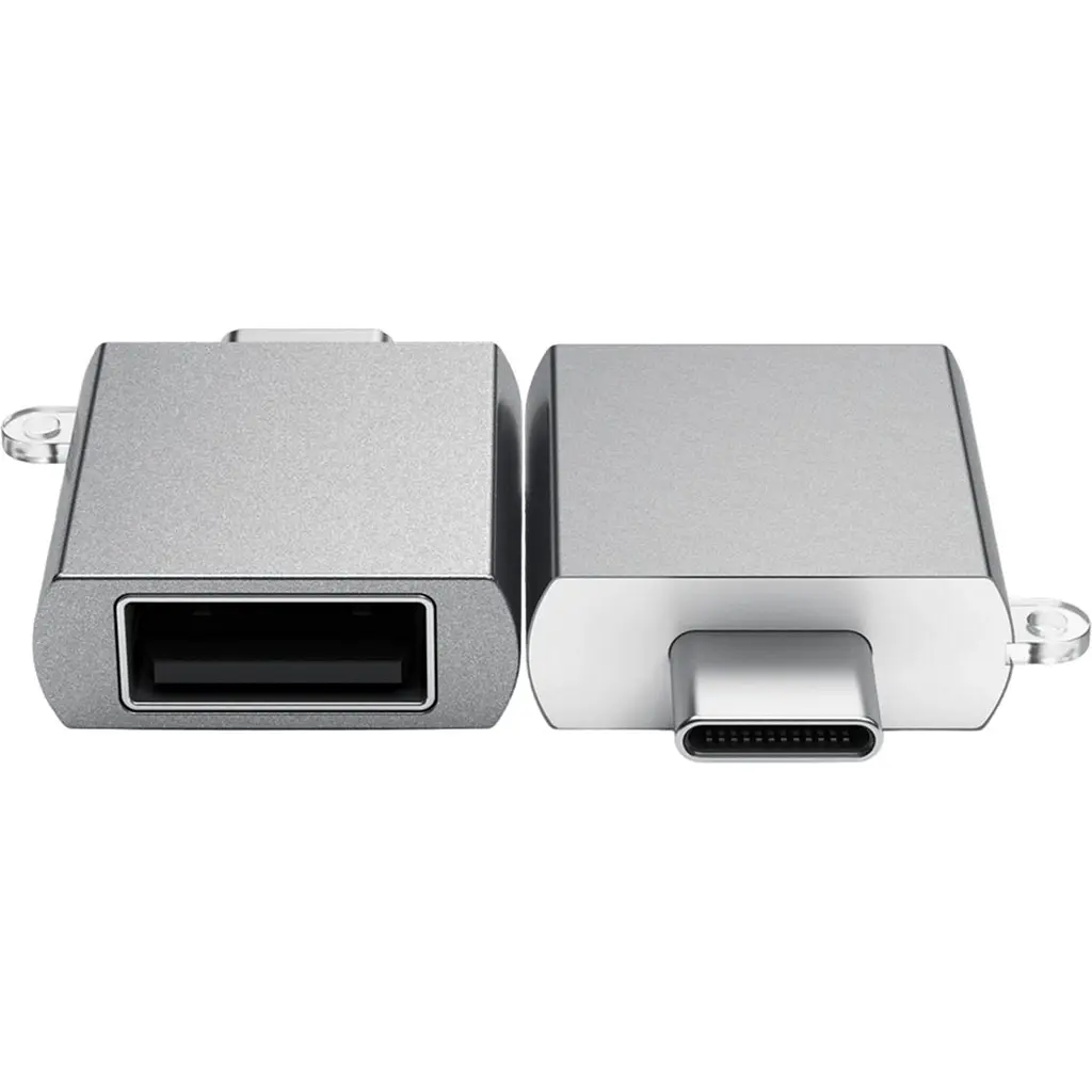 Адаптер Satechi Aluminum Type-C to USB-A 3.0 Adapter Space Gray (ST-TCUAM) - фото 5
