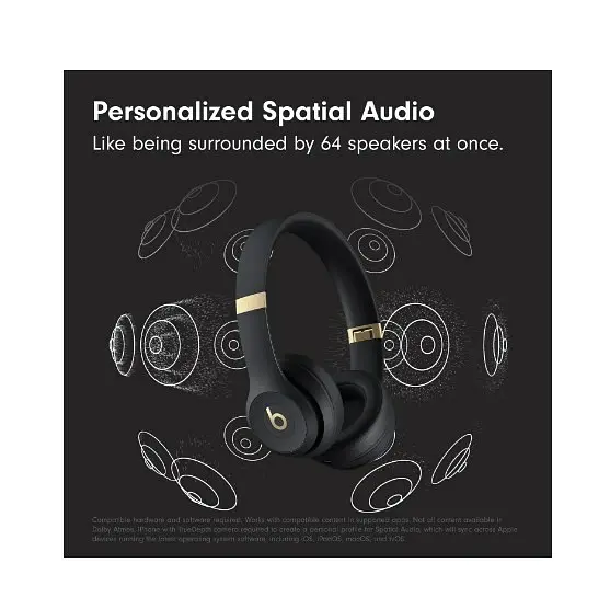 Навушники Beats by Dr. Dre Solo 4 Black/Gold (MC2L4) - фото 2