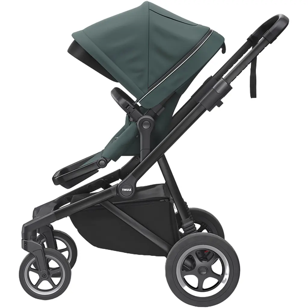 Детская коляска Thule Sleek Mallard Green on Black [11000028] [107657] - фото 3